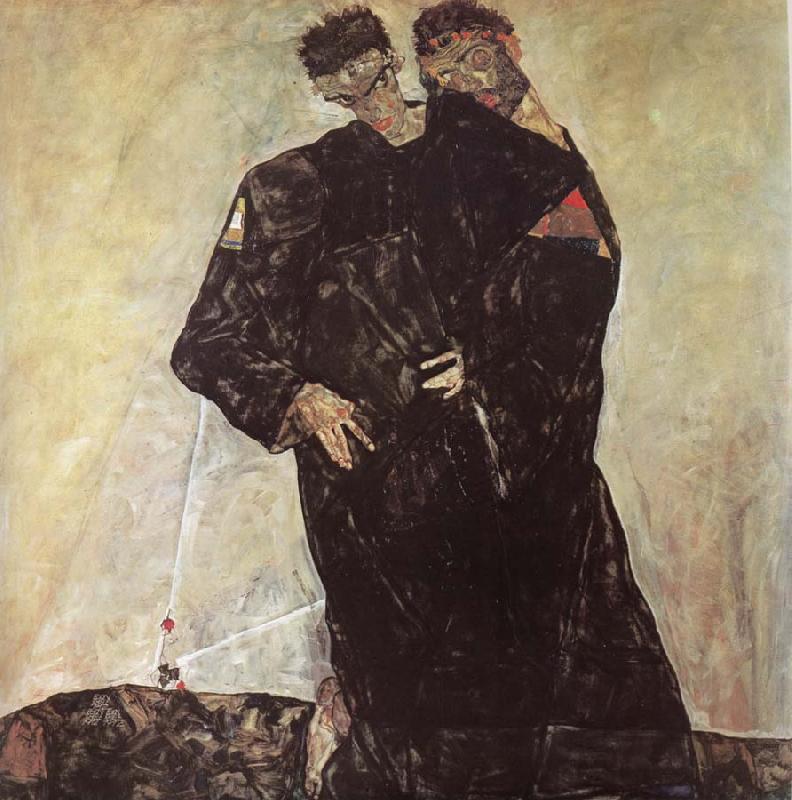 Egon Schiele Hermits oil painting image